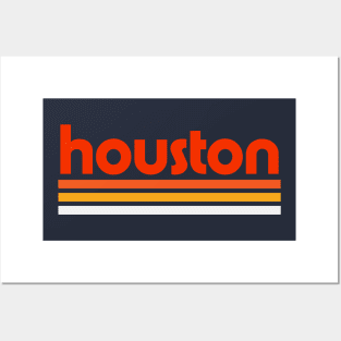 Retro Houston Stripes Posters and Art